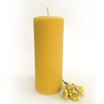 Natural Beeswax Candle - Medium Candle (6cm x 15cm)