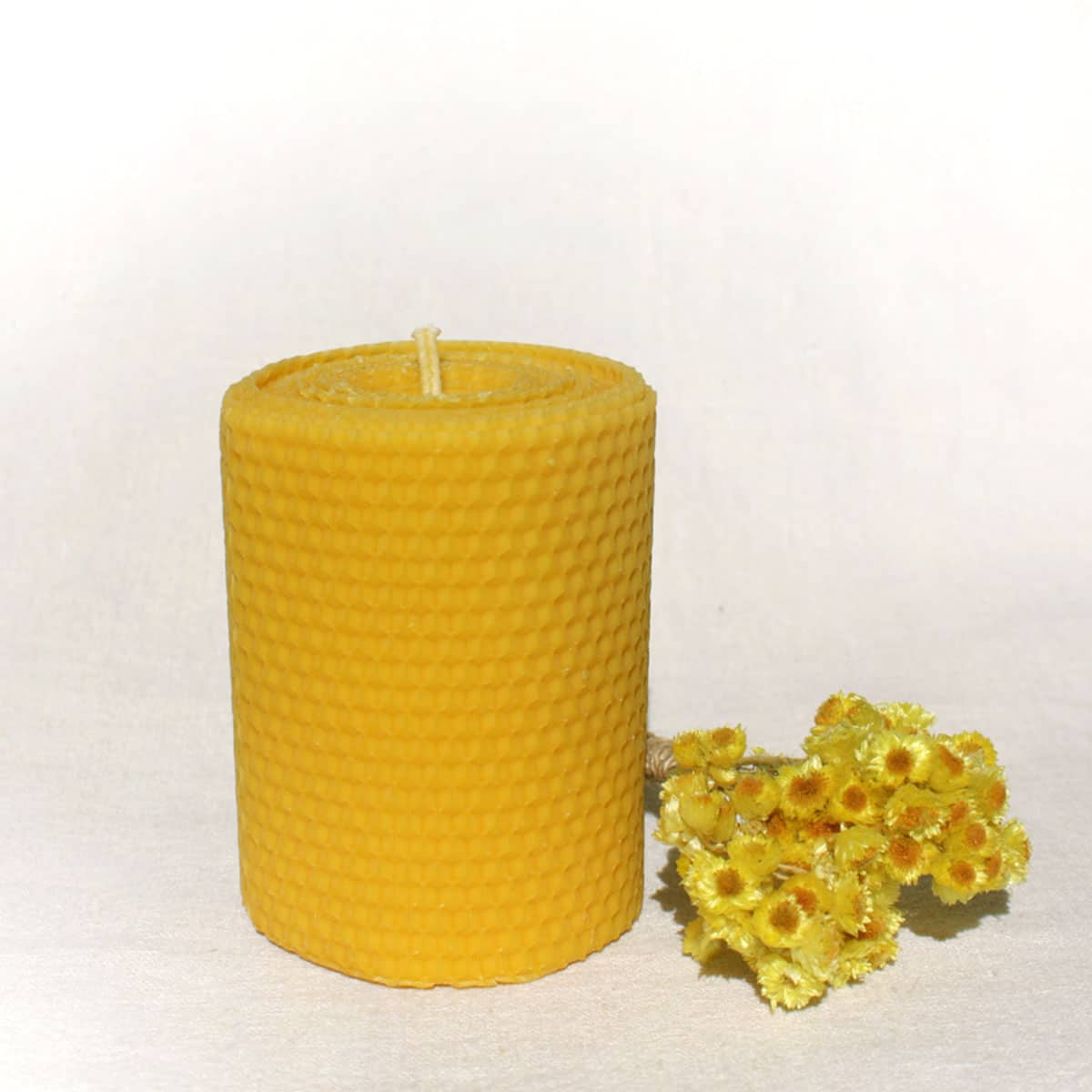 8x10_01.jpg Natural Beeswax Candle - Large Candle (10cm x 10cm)