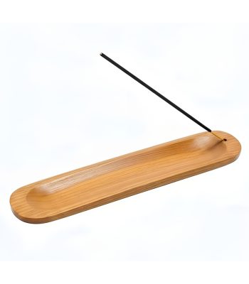 Oval Wood Incense Holder