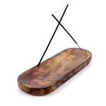 Handcrafted Wood Incense Holder | Stable, Spacious & Elegant