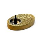 Artisan Wood Incense Holder | Warmth, Stability & Natural Beauty