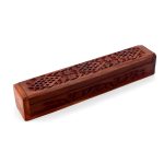 Square Wood Incense Burner | Ash Catcher & Ritual Platform