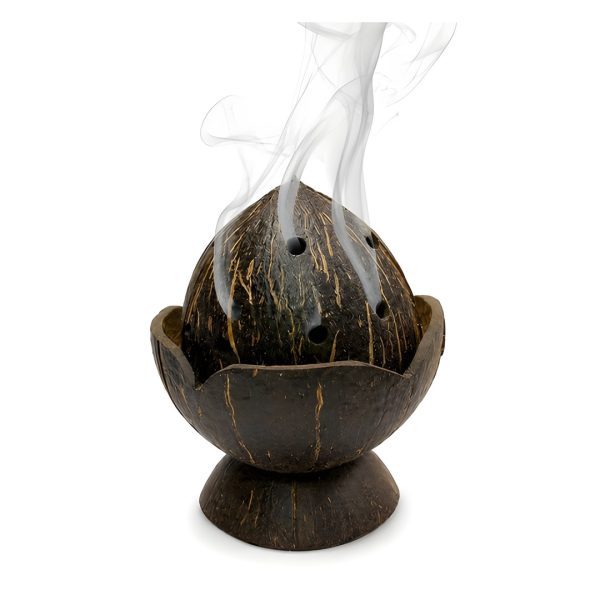 Coconut Shell Incense Holder | Natural, Hand-Crafted & Mindful