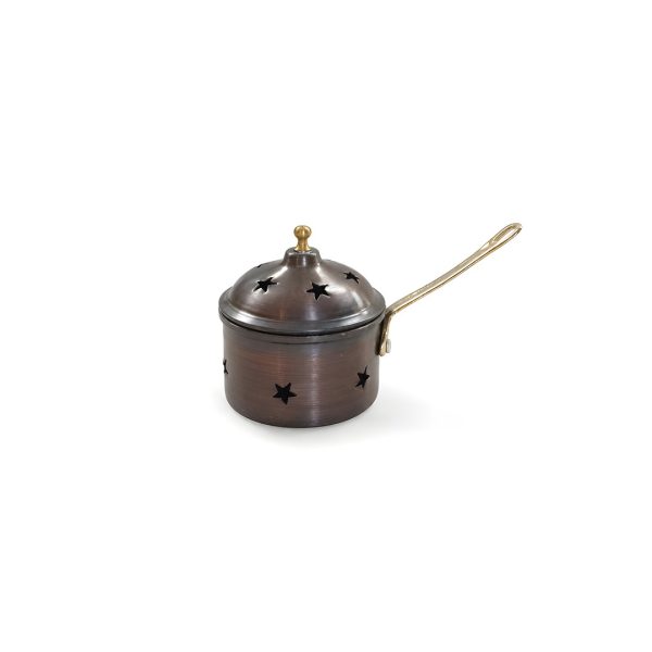 Starry Copper Incense Holder | Safe Burning & Ritual Beauty