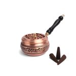 Handled Copper Incense Burner | Cone Burning, Safe Handling & Timeless Craft