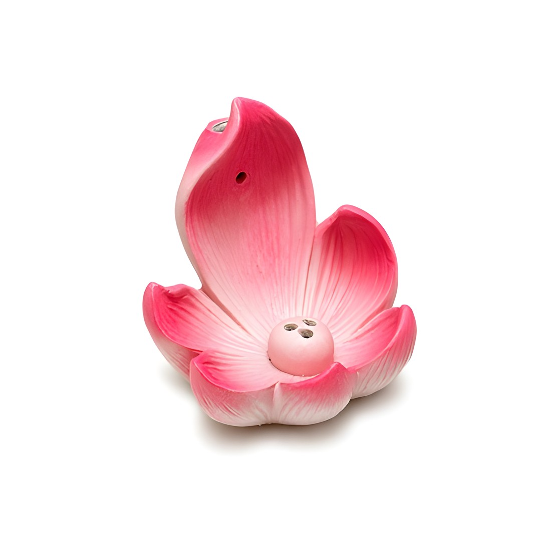 ARJ-PLY-014_g3 Pink Lotus Incense Holder | Serenity, Grace & Ritual Support - Image 1