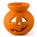 Ceramic Pumpkin Incense Holder | Safe Burning, Oil Warming & Ritual Ambiance