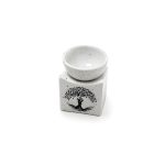 Square Ceramic Ritual Vessel | Incense & Essential Oil Burning