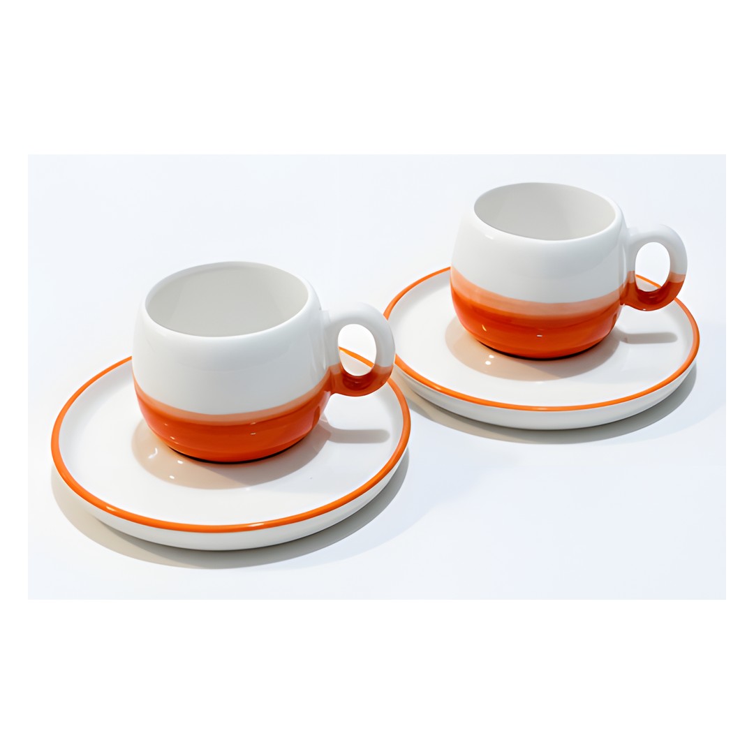 ARJ-SER-016_g2 Coffee Cup Ceramic Incense Holder | Stable, Elegant & Handcrafted - Image 1