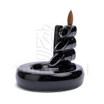 Ceramic Backflow Incense Holder | Cascading Smoke & Serenity