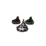 Stone Waterfall Backflow Burner | Visual Serenity & Ritual Focus