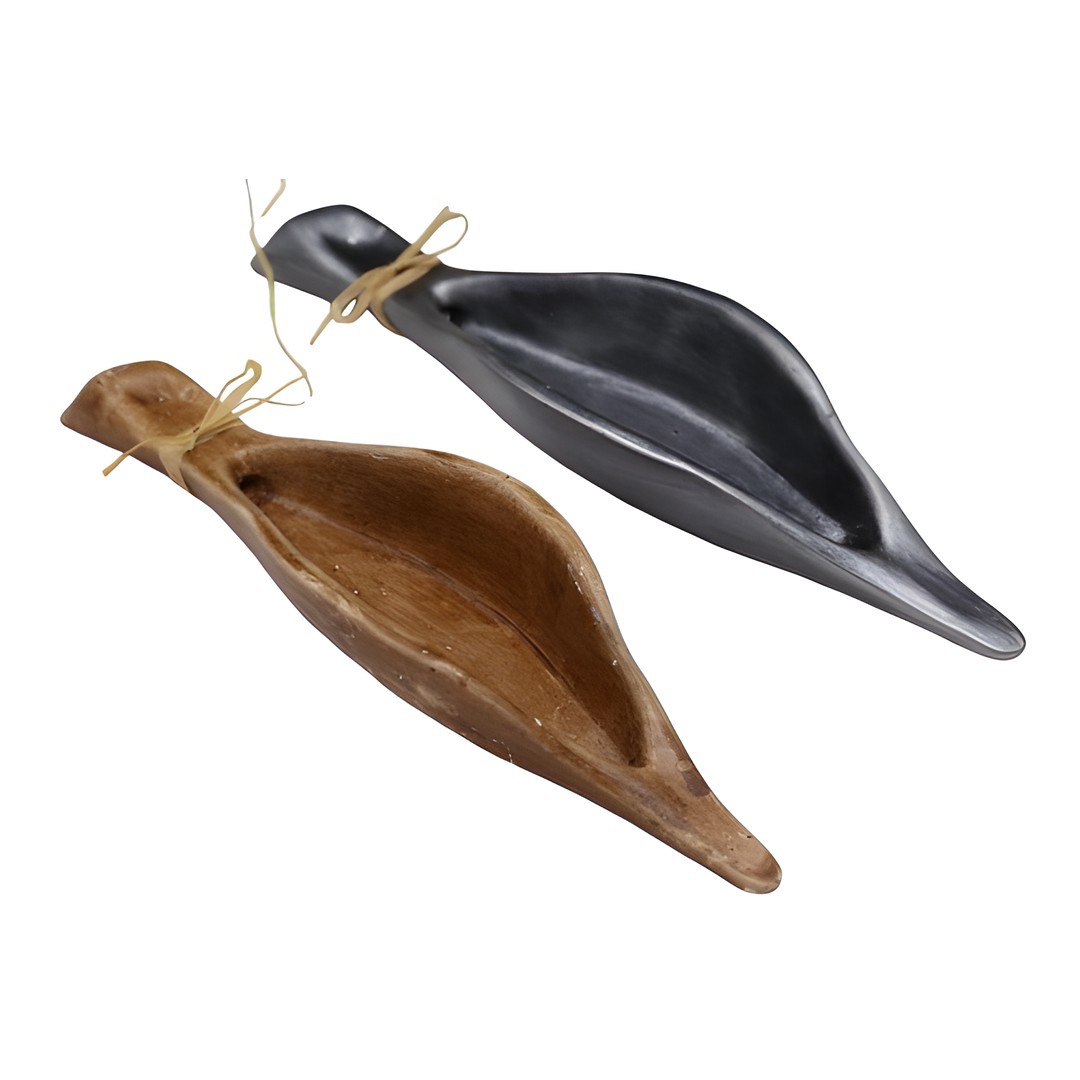 ARJ-TAS-007_g2 Stone Leaf Incense Holder | Natural Ritual, Grounded Beauty - Image 1