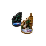 Fish & Bamboo Stone Backflow Burner | Meditative Smoke Flow