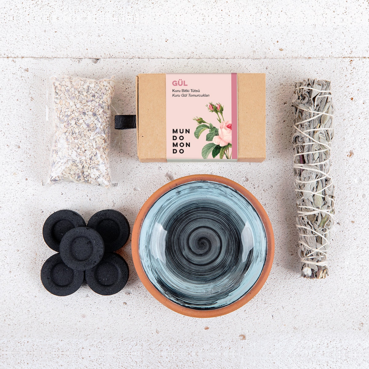 mnd-gul-01.jpg Mundo Mondo Incense Set - Rose - Image 1